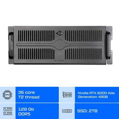 Рабочая станция AI ALFA Pro 1292 / Intel Xeon w9-3475x / RAM 128GB / SSD 2TB / Nvidia RTX 6000 Ada Generation 48GB 01292 фото