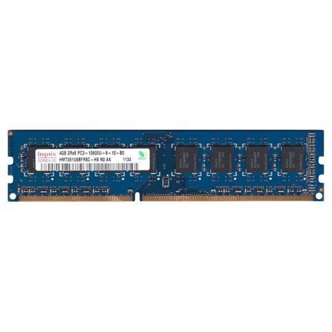 Серверна оперативна пам'ять SK Hynix 4Gb DDR3-1333 PC3-10600U UDIMM Non-ECC Unbuffered (HMT351U6BFR8C-H9) 300352 фото