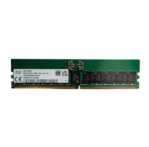 Серверна оперативна пам'ять Hynix 32Gb DDR5 PC5-4800B 2Rx8 RDIMM ECC Registered (HMCG88MEBRA116N) 300311 фото