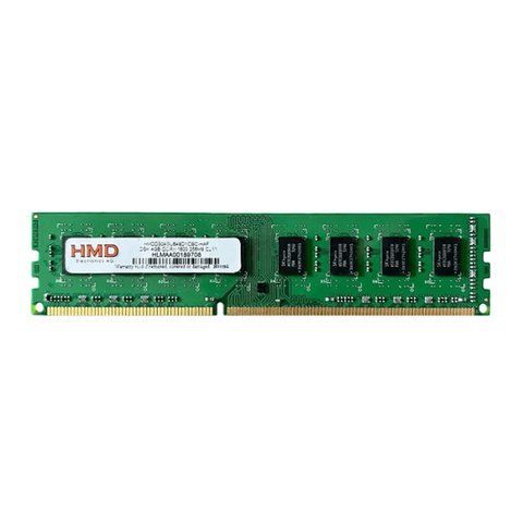 Серверна оперативна пам'ять HMD 4Gb DDR3-1600 PC3-12800U UDIMM Non-ECC Unbuffered (HMDD304GU648D1CBC-HAF) 300317 фото