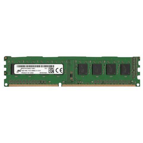 Серверна оперативна пам'ять Micron 4Gb DDR3-1600 PC3-12800U UDIMM Non-ECC Unbuffered (MT8JTF51264AZ-1G6) 300318 фото