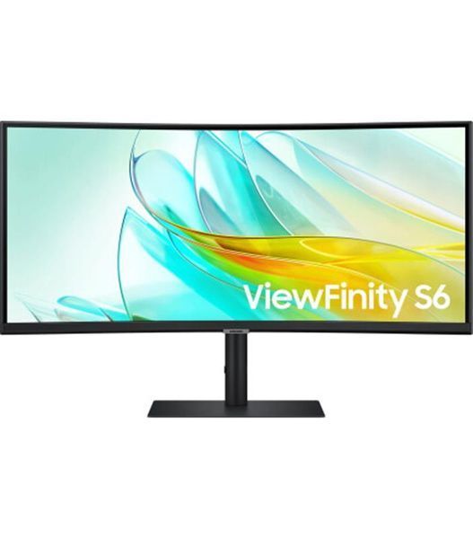 Монiтор Samsung 34" ViewFinity LS34C650U (LS34C650UAIXUA) VA Black Curved 100Hz 101643 фото