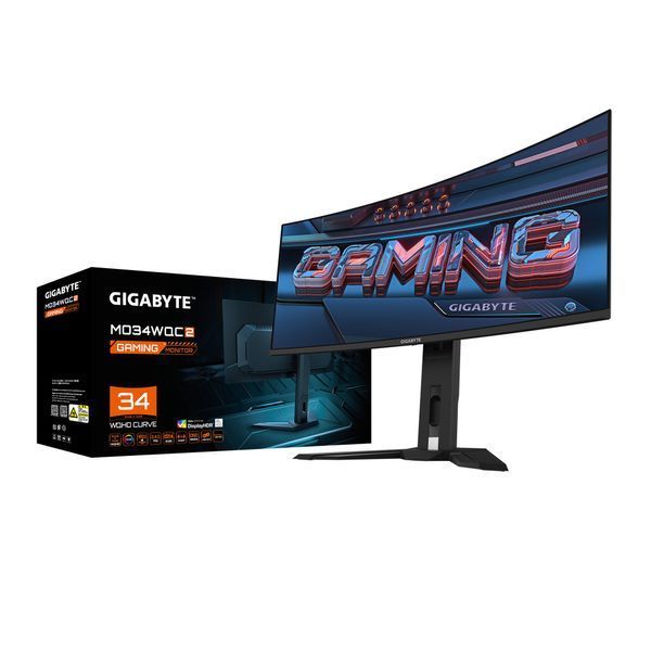 Монітор Gigabyte 34" Gaming MO34WQC2 OLED Black Curved 240Hz 101436 фото