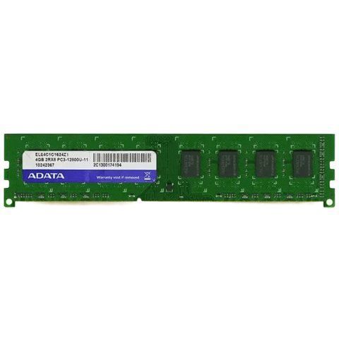Серверна оперативна пам'ять ADATA 4Gb DDR3-1600 PC3-12800U UDIMM Non-ECC Unbuffered (EL64C1C1624Z1) 300319 фото