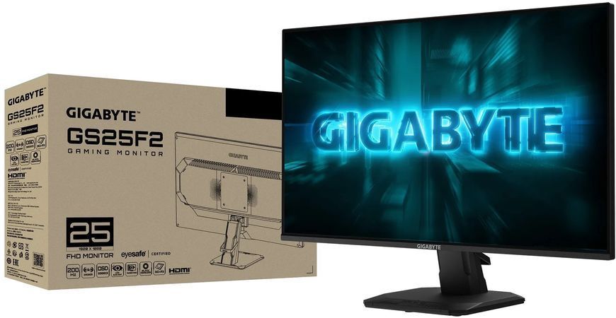 Монітор Gigabyte 24.5" Gaming GS25F2A IPS Black 240Hz 101283 фото