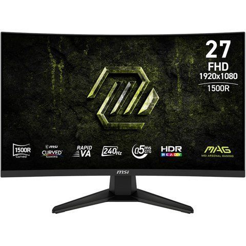 Монітор MSI 27" MAG 275CF X24 VA Black 240Hz Curved 100712 фото