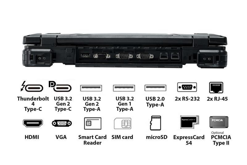 Ноутбук Durabook Z14 Basic (Z4E1Q4DA3BXX) Black 114855 фото