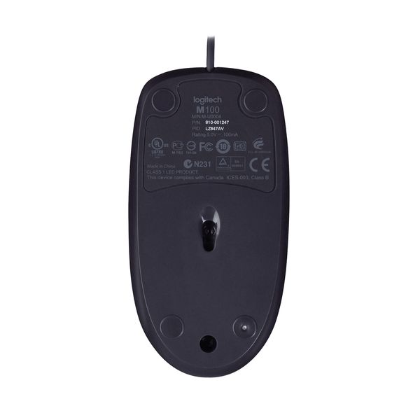 Мишка Logitech B100 Black (910-003357) 10031 фото