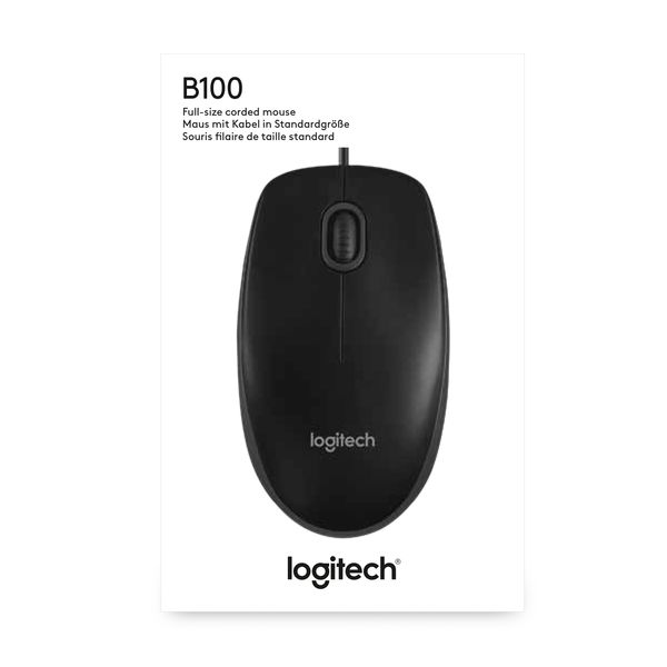 Мишка Logitech B100 Black (910-003357) 10031 фото