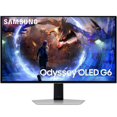 Монитор Samsung 27" Odyssey G6 (LS27FG602SIXUA) OLED Silver 500Hz 100452 фото