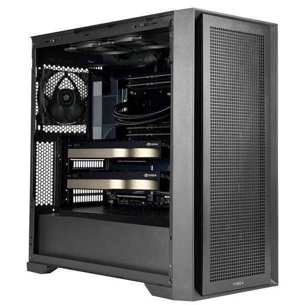 Рабочая станция AI / ALFA Server Pro 1397 / AMD Ryzen 9 9900X / RAM 64GB / SSD 1TB / 2х NVIDIA Quadro RTX A4500 20GB 01397 фото