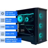 Рабочая станция ALFA 472 / AMD Ryzen 9 7900X / RAM 64GB / SSD 1 TB / HDD 2 TB / GeForce RTX 5080 16GB 0472 фото