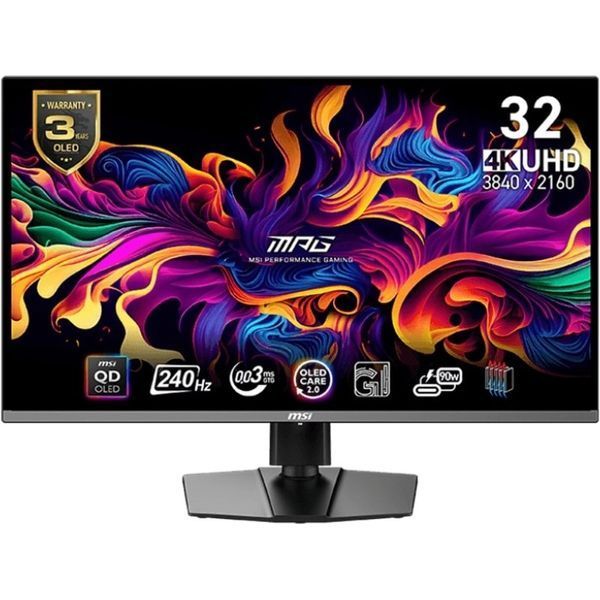 Монитор MSI 31.5" MPG 321URX QD-OLED Black Curved 240Hz 101146 фото