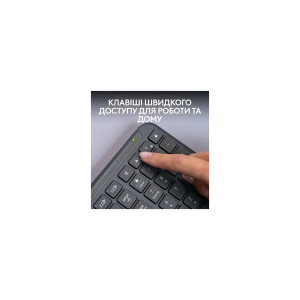 Клавиатура Logitech K950 Bluetooth/Wireless UA Graphite (920-012465) 110057 фото