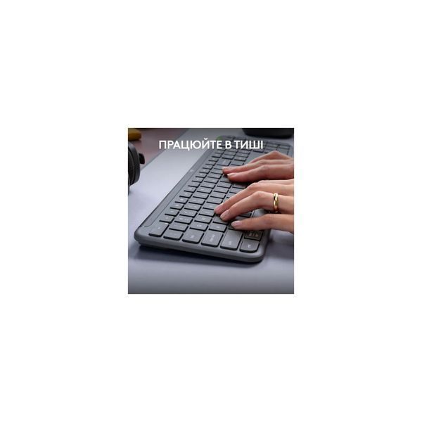 Клавиатура Logitech K950 Bluetooth/Wireless UA Graphite (920-012465) 110057 фото