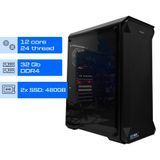 Сервер Dual ALFA Tower 680 / 2х Intel Xeon E5-2643v4 / RAM 32GB / 2x SSD 480GB / int video 01000 фото