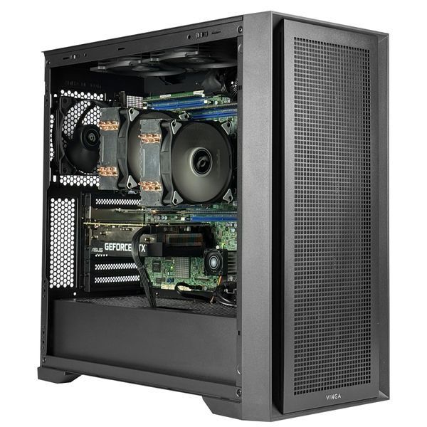 Двухпроцессорная рабочая станция AI ALFA Server 305 / 2х Intel Xeon Gold 6154 / RAM 256GB / SSD 2TB / 2x GeForce RTX 4090 24GB 0305 фото