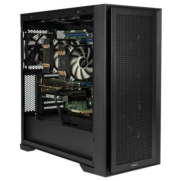 Двухпроцессорная рабочая станция ALFA Server 408 / 2x Intel Xeon Platinum 8481C / RAM 512GB / SSD 1TB / HDD 2TB / GeForce RTX 5070Ti 16Gb 0408 фото