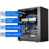 Сервер Dual ALFA Tower 773 / 2х Xeon Platinum 8481 QS / RAM 256GB / 2х SSD 960GB / int video 01178 фото