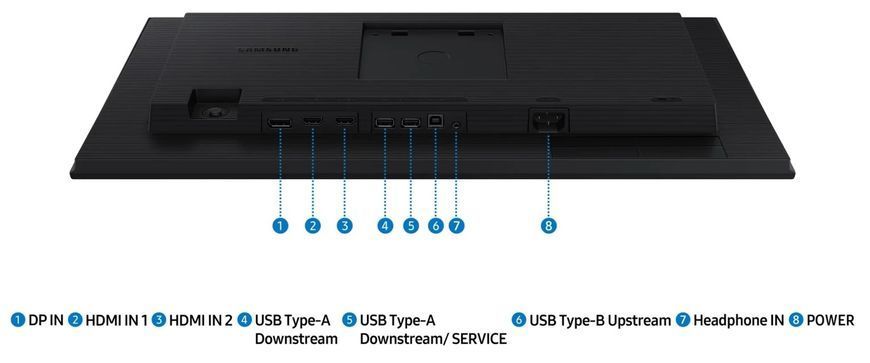 Монитор Samsung 24" LS24D400G (LS24D400GAIXUA) IPS Black 100Hz 101655 фото