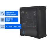 Сервер Dual ALFA Tower 681 / 2х Intel Xeon E5-2690v4 / RAM 128GB / 2x SSD 800GB / int video 01002 фото