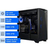 Рабочая станция ALFA 482 / Intel Core i9-14900KF / RAM 64GB / SSD 1TB / HDD 2TB / GeForce RTX 5080 16GB 0482 фото