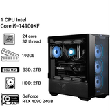 Рабочая станция Alfa Server #307 Core i9-14900KF, 24 ядра, 32 потока, 192 ОЗУ, GeForce RTX 4090 24GB 0307 фото